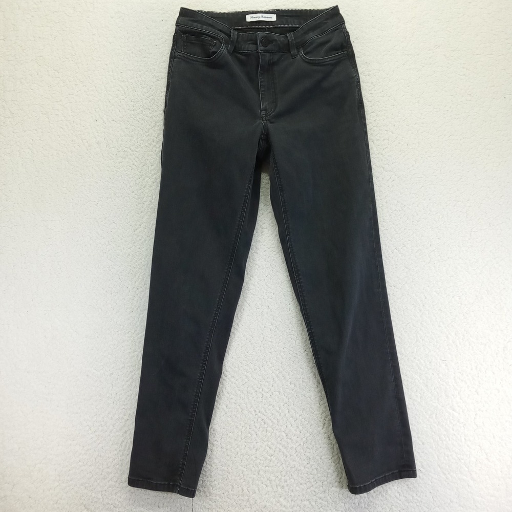 Tommy Bahama Womens Black Skinny Jeans Size 4 29 Stretch‎ Denim Slim Fit Pants